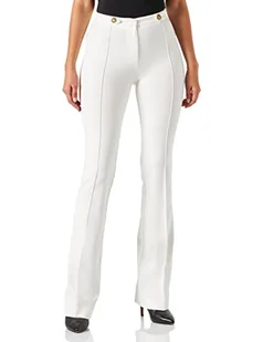 PINKO Damskie spodnie Hulk 10 materiałowe spodnie, Z05_biało-śnieżnobiałe, 34 - Spodnie damskie - miniaturka - grafika 1