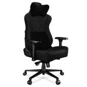 Fotele gamingowe - YUMISU 2052 tkanina szary (Y-2052-GB-M) - miniaturka - grafika 1