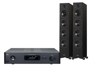 NAD C 389 (czarny) + Diva 6 (czarny) - Zestawy stereo - miniaturka - grafika 1