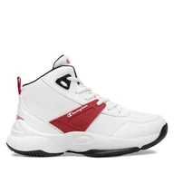 Buty dla chłopców - Sneakersy Champion ACADEMY MID B GS CUT SHOE S32981-WW002 Czarny - miniaturka - grafika 1