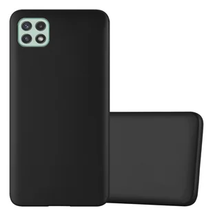Pokrowiec Do Samsung Galaxy A22 5G w METALLIC CZARNY Etui TPU Silikon Obudowa Ochronny Case Cover Cadorabo - Etui i futerały do telefonów - miniaturka - grafika 1