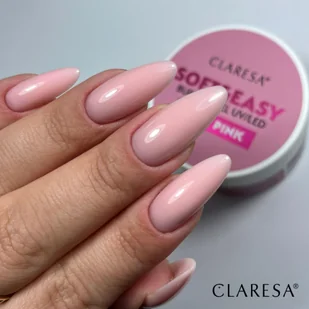 Claresa - Żel budujący SOFT&EASY builder gel baby pink 90g - Żele do paznokci - miniaturka - grafika 8