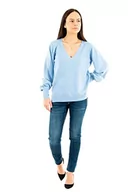 Swetry damskie - ICHI Sweter damski, 164019/Forever Blue, S - miniaturka - grafika 1