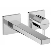 Baterie umywalkowe - HANSGROHE 73051000 Tecturis E Jednouchwytowa bateria umywalkowa ścienna, podtynkowa z wylewką 22,5 cm Chrom - miniaturka - grafika 1