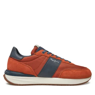 Sneakersy Pepe Jeans PMS60020 Brązowy - Sneakersy męskie - miniaturka - grafika 1