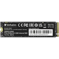 Dyski SSD - Dysk SSD wewnętrzny Verbatim wewnętrzny NVMe, 256GB, GB, Vi3000 M.2, 49373, 3300 MB/s-R, 1300 MB/s-W - miniaturka - grafika 1