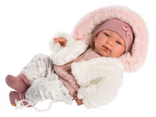 Lalka bobas Tina 43 cm Llorens - Lalki dla dziewczynek - miniaturka - grafika 2