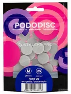 Pielęgnacja stóp - Staleks - Pro Pododisc - Disposable Files for Pedicure Disc - Wymienne nakładki polerki do Pododisc - rozm.M - 20 mm - 25 szt. - miniaturka - grafika 1