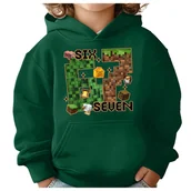 Bluzy dla dziewczynek - BLUZA DZIECIĘCA Z KAPTUREM 67 SIX SEVEN VIRAL 134-140 DLA DZIECKA PREZENT - miniaturka - grafika 1