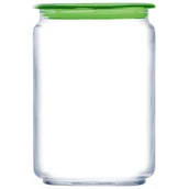 Pojemniki kuchenne - Słoik LUMINARC Plano 1 L Zielony - miniaturka - grafika 1