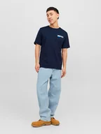 Koszulki męskie - Jack & Jones Koszulka w kolorze granatowym - miniaturka - grafika 1