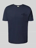 Koszulki męskie - T-shirt o kroju regular fit z wyhaftowanym logo i okrągłym dekoltem - miniaturka - grafika 1