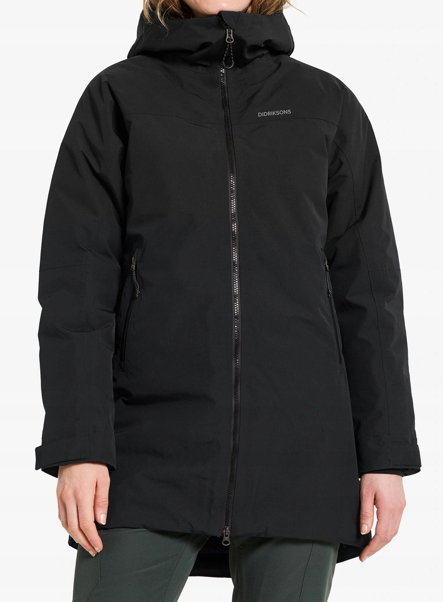 Parka zimowa damska Didriksons Marget Parka - czarna, rozmiar M