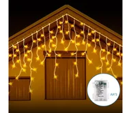 Lampy ogrodowe - Aigostar - LED Zewnętrzny łańcuch bożonarodzeniowy 200xLED/8 funkcji 13x0,6m IP44 ciepła biel - miniaturka - grafika 1