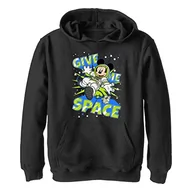 Bluzy dla chłopców - Disney Chłopięca bluza z kapturem Spacey Mickey, czarny, XL - miniaturka - grafika 1