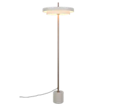 Lampy stojące - Trio KEATON 440210176 lampa stojąca LED 21W CCT wykończenie ciepły szary / kawowy - miniaturka - grafika 1