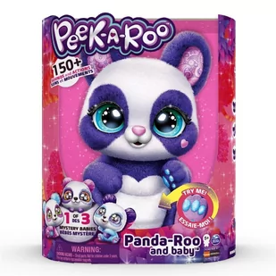 Spin Master Peek A Roo Interaktywna Panda z Maleństwem 6060420 - Zabawki interaktywne dla dzieci - miniaturka - grafika 1
