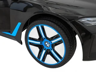Autko BMW i4 na akumulator dla dzieci Czarny + Wolny Start + EVA + Ekoskóra + Audio LED + Pilot - Pojazdy elektryczne dla dzieci - miniaturka - grafika 12