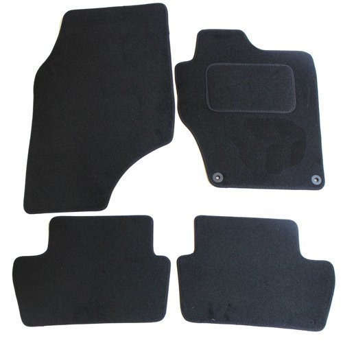 JVL Citroen C4 MK 2 2011 Plus (nie Picasso) zestaw mat samochodowych z 2 klipsami, 4 sztuki