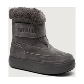 Buty dla dziewczynek - Moon Boot Śniegowce JR PARK STRAPzamsz shearling - miniaturka - grafika 1