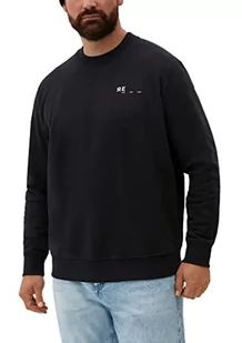 s.Oliver Big Size Bluza męska z długim rękawem, fioletowa, XXL, fioletowy, XXL - Bluzy męskie - miniaturka - grafika 1