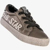 Buty dla dziewczynek - Trampki Dziecięce BIG STAR Ekoskóra Buty Na Zamek Metaliczne AA374042 31 Złoty - miniaturka - grafika 1