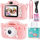 Aparaty Cyfrowe - Aparat fotograficzny cyfrowy kamera dla dzieci +sd abc2 - miniaturka - grafika 1