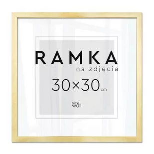 Ramka na zdjęcia 30x30 cm Złota - Ramki na zdjęcia - miniaturka - grafika 1