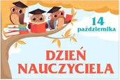 Dekoracje domu - DZIEŃ NAUCZYCIELA - BANER DO SZKOŁY I PRZEDSZKOLA 250x150cm - miniaturka - grafika 1