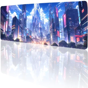 PODKŁADKA POD KLAWIATURĘ Futurystyczne Tokio 80x30 TILT XL Wodoodporna - Podkładki pod mysz - miniaturka - grafika 1