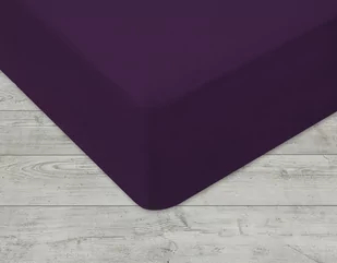Prześcieradło jersey 220x200 z gumką fioletowe Darymex - Prześcieradła - miniaturka - grafika 1