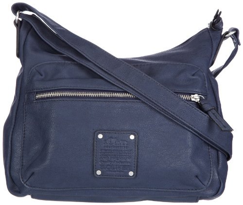 s.Oliver (Bags) Casual Patch 39.308.94.6984, damska torba na zakupy 38x30x12 cm (szer. x wys. x gł.), niebieski - Niebieski niebieski 5884-38x30x12 cm (B x H x T)
