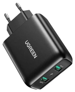 Ugreen 2xUSB-A 36W QC3.0 czarna CD161 - Ładowarki do telefonów - miniaturka - grafika 1