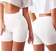 Majtki damskie - GŁADKIE BEZSZWOWE ULTRACIENKIE BERMUDY SPODENKI MAJTKI DAMSKIE POD SUKIENKĘ - miniaturka - grafika 1