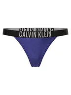 Majtki damskie - Calvin Klein Damskie figi bikini Kobiety Sztuczne włókno niebieski jednolity, S - miniaturka - grafika 1