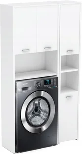 Szafka Łazienkowa Nad Pralke+ Słupek Biały Mat - Szafki łazienkowe Szafka Łazienkowa Nad Pralke+ Słupek Biały Mat - Szafki łazienkowe - miniaturka - grafika 1