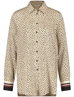 Bluzki damskie - Gerry Weber Bluzka damska, Ecru/biały/czarny nadruk, 46 - miniaturka - grafika 1