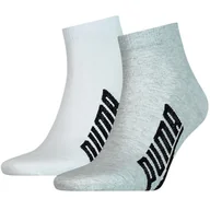 Skarpetki damskie - Skarpety unisex Puma BWT LIFESTYLE QUARTER 2-PACK wielokolorowe 90795302 - miniaturka - grafika 1