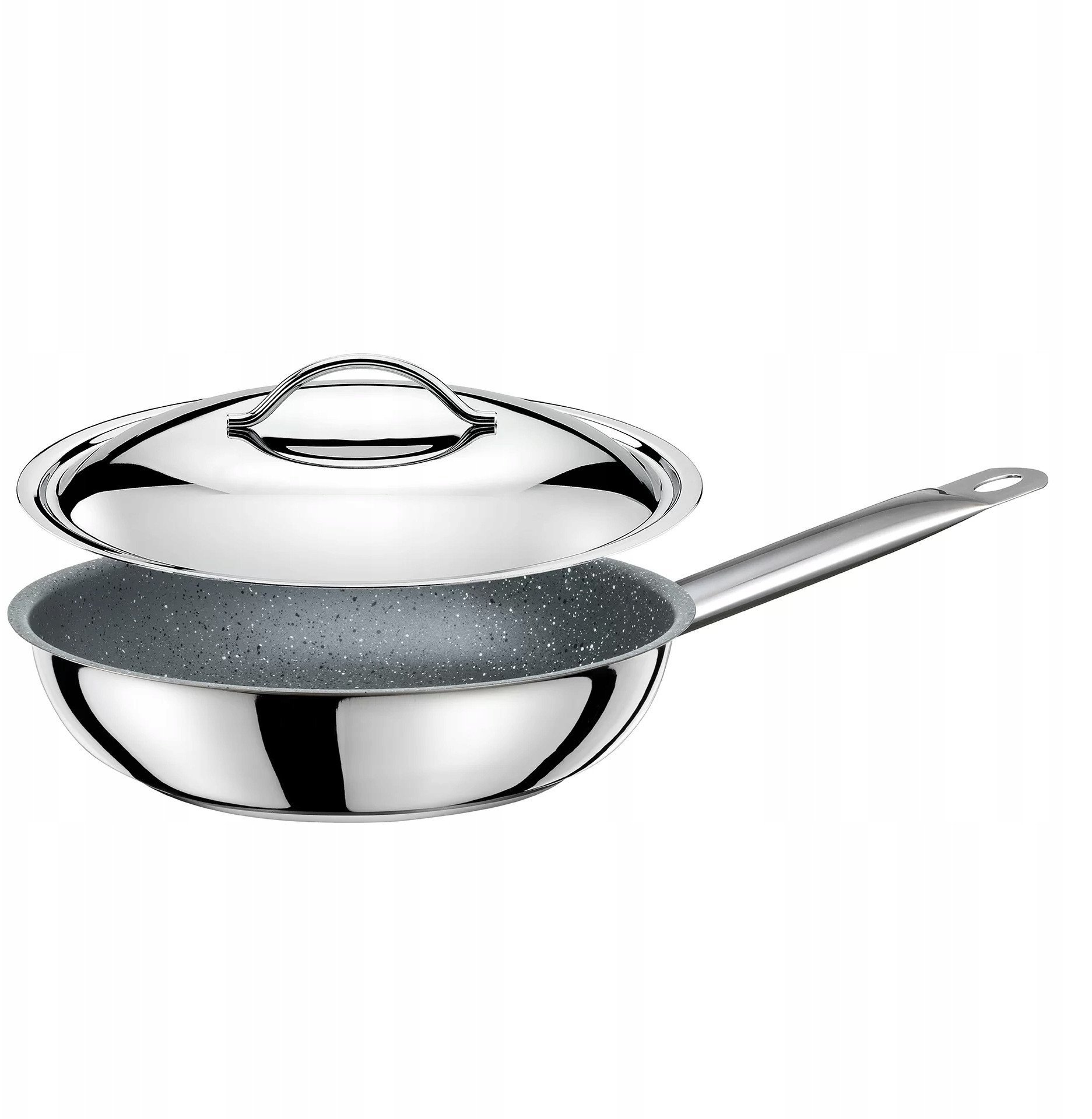 EXCLUSIVE Patelnia Granite 20 cm z pokrywką