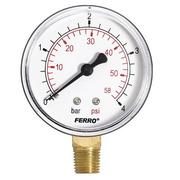 Akcesoria grzewcze - Ferro Manometr 4 bar 63 mm 1/4 Radial - miniaturka - grafika 1