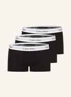 Majtki damskie - Calvin Klein Bokserki Icon Cotton Stretch Low Rise, 3 Szt. schwarz - miniaturka - grafika 1