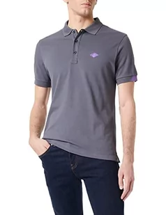 Replay Męska koszula polo M3540, szary 327, XS - Koszule męskie - miniaturka - grafika 1