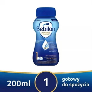 Bebilon Advance 1 Mleko początkowe od urodzenia, 200 ml (data ważności: 26.06.2025) - Mleko modyfikowane - miniaturka - grafika 1