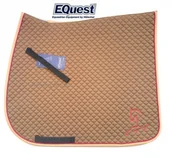 Akcesoria jeździeckie - Equest Potnik COTTON CLASSIC PLUS EQ STYLE - cynamonowy - miniaturka - grafika 1