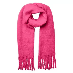 PIECES Szalik damski Pcnikita Long Scarf Noos Bc, Shocking Pink, jeden rozmiar - Apaszki i szaliki damskie - miniaturka - grafika 1