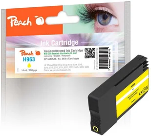 Peach Patrone HP Nr.963 3JA25AE yellow OEM reset ink leve remanufactured PI300-1024 - Tusze zamienniki - miniaturka - grafika 1