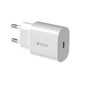 Ładowarki do telefonów - Devia Ładowarka sieciowa Smart PD 25W 1x USB-C biała - miniaturka - grafika 1
