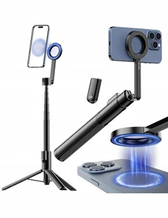 Kijek SELFIE Stick Statyw 1.36m na Magnes MagSafe Telefon Smartfon + PILOT / MG-003 PRO - Selfie stick - miniaturka - grafika 1