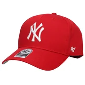 Czapki dla dzieci - 47 Brand MLB New York Yankees Kids Cap B-RAC17CTP-RD, dla chłopca, Czapka z daszkiem, Czerwony - miniaturka - grafika 1