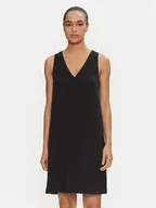 Sukienki - Calvin Klein Sukienka koktajlowa K20K208340 Czarny Regular Fit - miniaturka - grafika 1